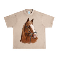 French Oak horse portrait Urban Heavy Tee - Artiststas