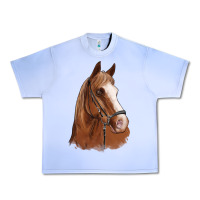 Grape Ice horse portrait Urban Heavy Tee - Artiststas