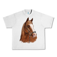 Lunar Rock horse portrait Urban Heavy Tee - Artiststas