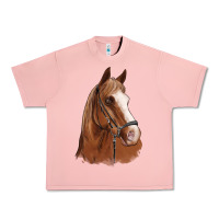 Salmon horse portrait Urban Heavy Tee - Artiststas