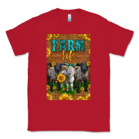 Red Western Baby Sheeps Farm Life Classic Tee - LillyAllenDesigns