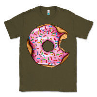 Army Green pink strawberry donut Classic Tee - AdoDesignShop