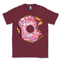 Burgundy pink strawberry donut Classic Tee - AdoDesignShop