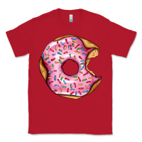 Red pink strawberry donut Classic Tee - AdoDesignShop