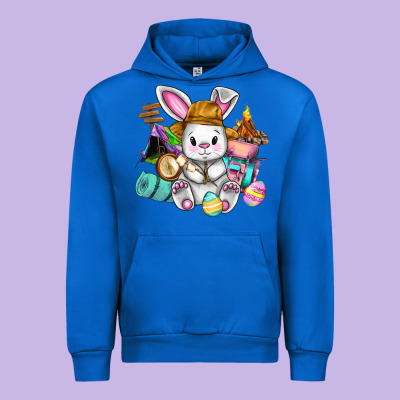 Easter Day Camper  Happy Easter Day Urban Hoodie Designed By Cowgirlartshop