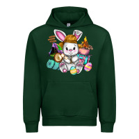 Forest Green Easter Day Camper  Happy Easter Day Urban Hoodie - CowGirlArtShop