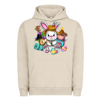 Pigment French Oak Easter Day Camper  Happy Easter Day Urban Hoodie - CowGirlArtShop