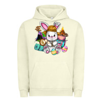 Pigment Pistachio Easter Day Camper  Happy Easter Day Urban Hoodie - CowGirlArtShop