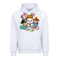 White Easter Day Camper  Happy Easter Day Urban Hoodie - CowGirlArtShop
