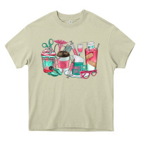 Mossy nurse coffee cups Heavy Core Tee - texasbilliewilder
