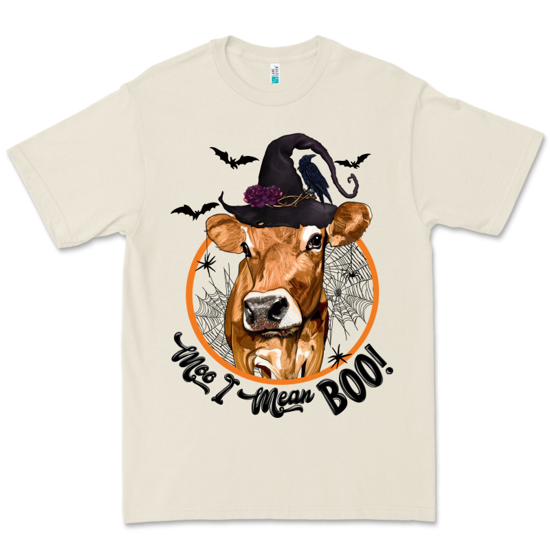Halloween Cow Moo I Mean Boo Premium Tee by texasbilliewilder | Teevron