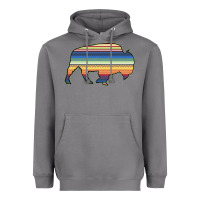Storm Aztec Bison Silhouette Heavyweight Hoodie - Bettercallsaul