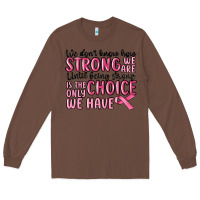 Chestnut breast cancer malia Long Sleeve Tee - MaliasSmallBusiness