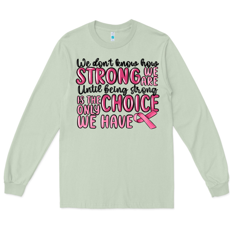 Breast Cancer Malia Long Sleeve Tee by MaliasSmallBusiness | Teevron
