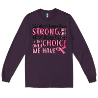 Plum breast cancer malia Long Sleeve Tee - MaliasSmallBusiness