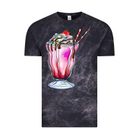Cloud Black milkshake Vintage Tee - AdoDesignShop
