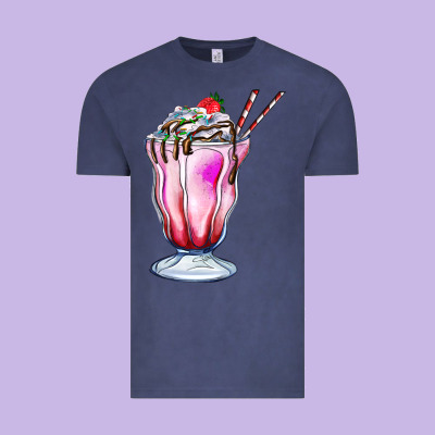 Milkshake Vintage Tee Designed By Adodesignshop