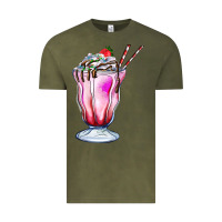Vintage Olive milkshake Vintage Tee - AdoDesignShop