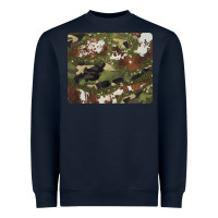 Black And Brown Cowhide Camouflage Heavyweight Sweatshirt | Teevron
