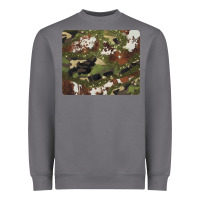 Storm black and brown cowhide camouflage Heavyweight Sweatshirt - BarkalooDesign