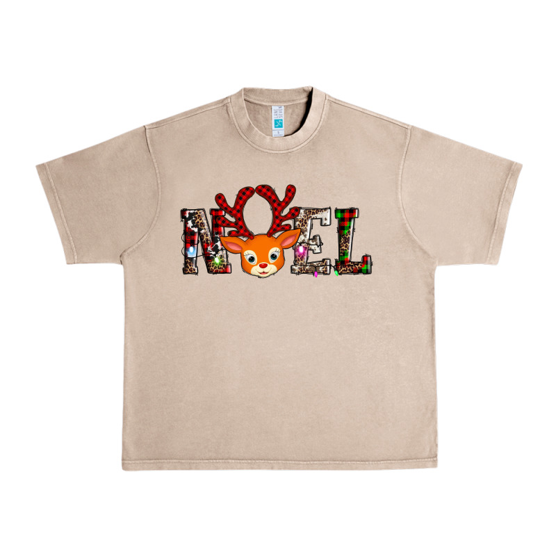 Noel Reindeer Urban Heavy Tee by AdoDesignShop | Teevron