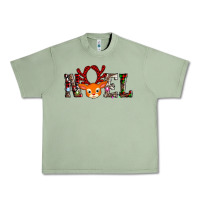 Oil Green noel reindeer Urban Heavy Tee - AdoDesignShop
