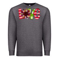Charcoal Heather love sunflower Premium Sweatshirt - Bettercallsaul