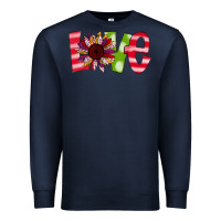 Navy love sunflower Premium Sweatshirt - Bettercallsaul