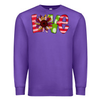 Purple love sunflower Premium Sweatshirt - Bettercallsaul