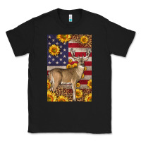 Black Western American Deer Classic Tee - LillyAllenDesigns
