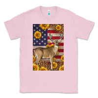 Bubblegum Pink Western American Deer Classic Tee - LillyAllenDesigns