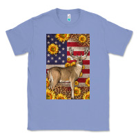 Colony Blue Western American Deer Classic Tee - LillyAllenDesigns