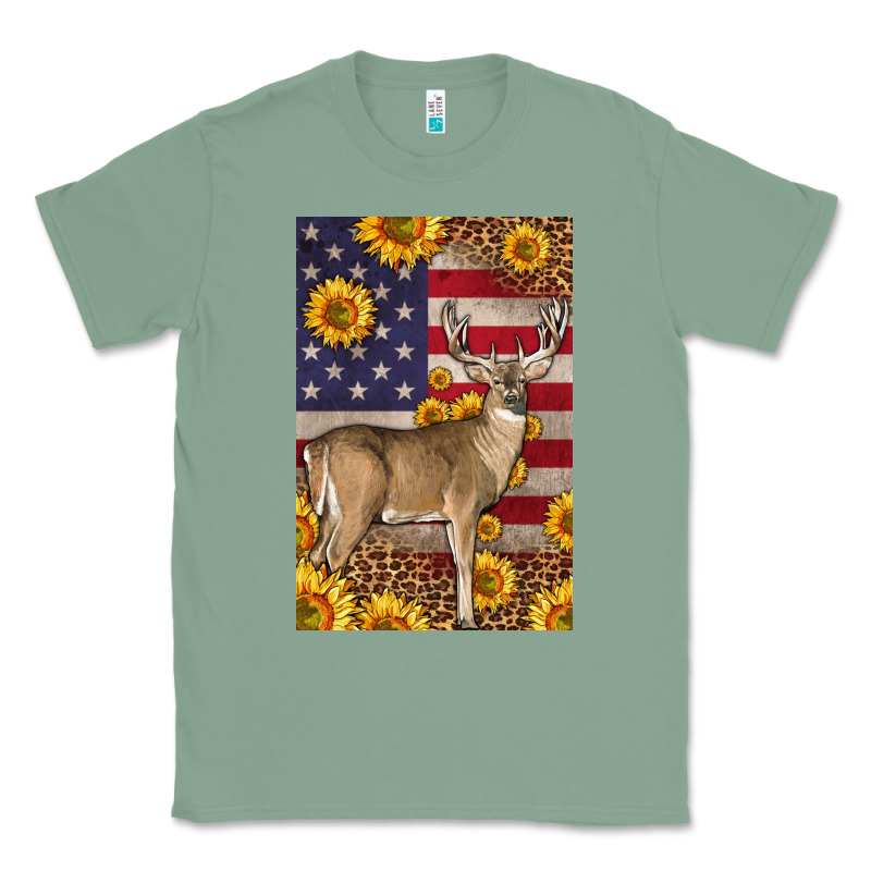Western American Deer Classic Tee by LillyAllenDesigns | Teevron