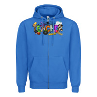 True Royal halloween teacher Zipper Hoodie - NancyCooperArtShop