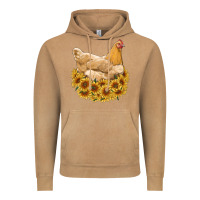 Vintage Camel chicken with sunflowers Vintage Hoodie - RanaPortraitStore