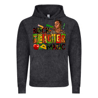 Vintage Black black teacher  magic Vintage Hoodie - AdoDesignShop