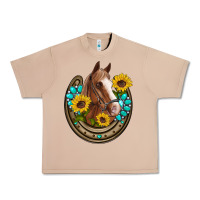 Burro western horseshoe horse sunflowers gemstone Urban Heavy Tee - Artiststas