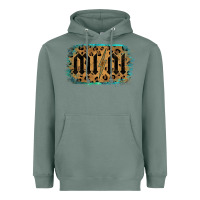 Sage Leopard Patterned Mini Tried Heavyweight Hoodie - Bettercallsaul