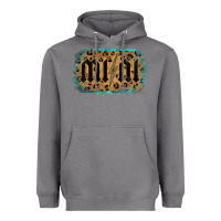 Storm Leopard Patterned Mini Tried Heavyweight Hoodie - Bettercallsaul
