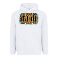 White Leopard Patterned Mini Tried Heavyweight Hoodie - Bettercallsaul