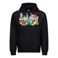 Black Easter Hippopotamus coffee cups Easter Day Urban Hoodie - CowGirlArtShop