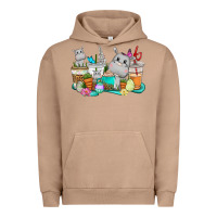 Pigment Burro Easter Hippopotamus coffee cups Easter Day Urban Hoodie - CowGirlArtShop