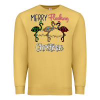 Antique Gold Merry Flocking Christmas Premium Sweatshirt - Bettercallsaul