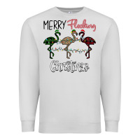 Dove Grey Merry Flocking Christmas Premium Sweatshirt - Bettercallsaul