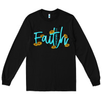 Black faith Long Sleeve Tee - MaliasSmallBusiness