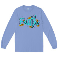Colony Blue faith Long Sleeve Tee - MaliasSmallBusiness
