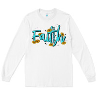 White faith Long Sleeve Tee - MaliasSmallBusiness