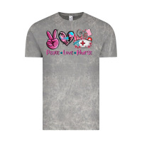 Cloud Rock peace love nurse Vintage Tee - AdoDesignShop