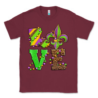 Burgundy love mardi gras Classic Tee - Jasminsmagicworld