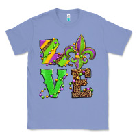 Colony Blue love mardi gras Classic Tee - Jasminsmagicworld